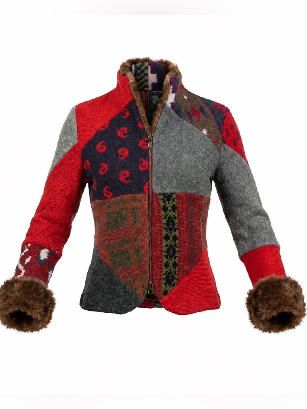 Myco Anna fur trimmed cardigan